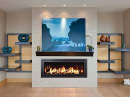 Gas Fireplaces Hearth And Home Shoppe Richmond Va Like This Only Flush W Wall And A Window Above It Linear Fireplace Living Room With Fireplace Gas Fireplace