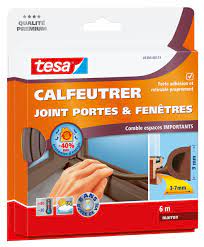 Tesa 05393 00113 00 Calferer Joint Portes Fenetres Comble Espaces Important 6 M X 9 Mm X 8 Mm Amazon Fr Bricolage Porte Fenetre Combles Fenetre