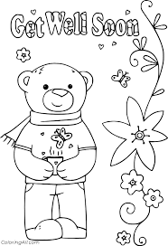 Feel better coloring pages are a fun way for kids of all ages to develop creativity, focus, motor skills and color recognition. Get Well Soon Coloring Pages Coloringall