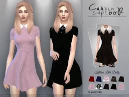 Though they also dabble in creating . Carvin Captoor S Killstar Little Dolly Sims 4 Dresses Sims 4 Clothes Female Sims 4 Mods Clothes