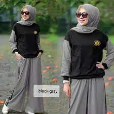 Baju olahraga muslimah yang tetap syari, adem, menyerap keringat. Baju Olah Raga Muslim Setelan Training Jumbo Terusan Shopee Indonesia