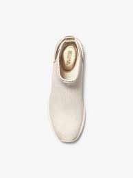 Skyler Embellished Metallic Stretch Knit Sock Sneaker Michael Kors Socks Sneakers Sock Sneakers Silhouette Crafts