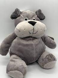 Carters Little Collection Gray Bulldog Plush Puppy Dog 9 Bean Stuffed Toy 61047 Carters Dogs And Puppies Plush Stuffed Animals Animals