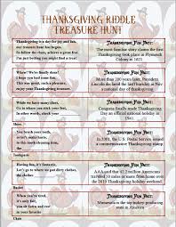 Not satisfied with the above or want to create more riddles on your own? Free Printable Thanksgiving Riddle Treasure Hunt 18 Mix And Match Clues