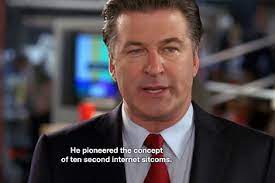 It's like the trivia that plays before the movie starts at the theater, but waaaaaaay longer. 30 Rock Jokes That Predicted The Future