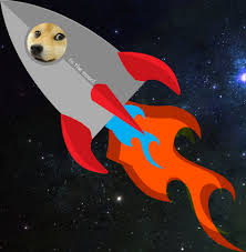 Your browser does not support the video tag. Rocket Doge Gif To The Moon Gif On Imgur