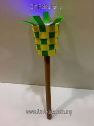 Illustration about 3d image, conceptual, pelita (oil lamp) & ketupat (dumpling). Diy Ramadan Pelita Lamp With Led Ramadan Crafts Eid Crafts Kindergarten Crafts
