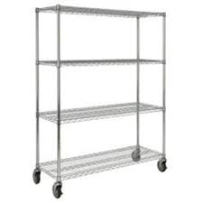 New rubbermaid shelf liner contact paper white grey marble 953800 24 x 18 2002. Rubbermaid 4 Shelf Ingredient Bin Rack Public Kitchen Supply