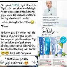 Testimoni Pasta Gigi Oriflame Optifresh Bisnis Bunda Saat Ini Facebook