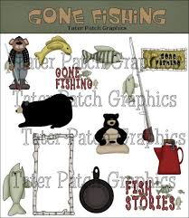 Gone fishing wholesale art print at lieberman's. Gone Fishing Clipart Graphics Country Graphics