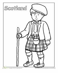 Search through 623,989 free printable colorings at getcolorings. Scottish Traditional Clothing Worksheet Education Com Scottish Culture Coloring Pages Free Coloring Pages
