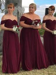 Burgundy Plus Size Bridesmaid Dress Chiffon Off The Shoulder Bridesmaid Burgundy Bridesmaid Dresses Long Bridesmaid Dresses Plus Size Short Bridesmaid Dresses