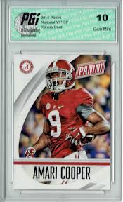 Maybe you would like to learn more about one of these? Amari Cooper 2015 National Vip White Rookie Card 51 Pgi 10 Alabama