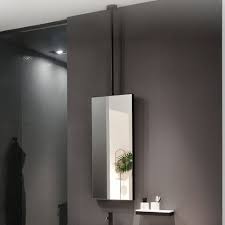 Was inspired by nyc subway tile designs. Ceiling Mounted Bathroom Mirror Arcadia Argo Matt Black Ceramica Cielo Contemporary Rectangular Metal