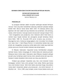 Mereka sedar bahawa gaya hidup sebegini akan memberikan kekuatan kepada fizikal dan emosi anak mereka lalu memperoleh kejayaan dalam hidup pada masa depan. Doc Senaman Demi Kesihatan Diri Dan Kesejahteraan Negara New Docx Noraini Mohamad Nor Academia Edu