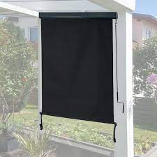 Vertikalmarkise Hwc F42 Senkrechtmarkise Sichtschutz Aussenrollo Rollo Uv Schutz 50 Stoff 250x100cm Schwarz
