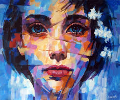 COLOR PORTRAIT canvas, acrylic 100X120 cm