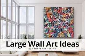 Many of these living room wall art ideas rely on a quality paint job. Large Wall Art Ideas 14 Artists That Go Big Obsessed With Art