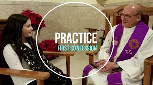 How did you feel about that?' ducking into confession with a turkey in his arms, brian said, forgive me, father, for i have sinned. Practice First Confession Youtube