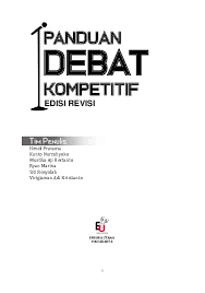 PDF) Panduan Debat Kompetitif | kunto nurcahyoko, Hendi Pratama, and Virgiawan Kristianto - Academia.edu