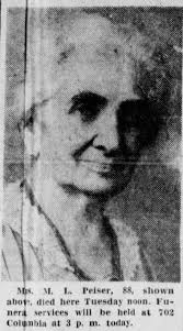 Marie Louise Levy Peiser (1849-1938)