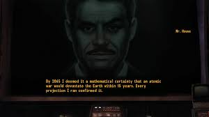 Fallout NV Mr. House knew the Great War was coming by SPARTAN22294