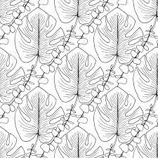Magical jungle by johanna basfordcolored pencils: Tropical Leaves Pattern Seamless Pattern For Adult Coloring Book Page Or Interior Summer Print Design Royalty Free Cliparts Vectors And Stock Illustration Image 57165846