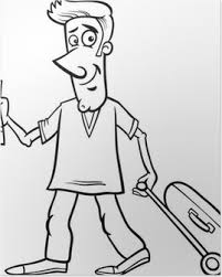 Free printables online started as a repository for recipe cards and templates, but grew from there based on user demand.we now offer an array of different printable goods, including (but certainly not limited to) printable i.o.u. Man With Flight Ticket Coloring Page Poster Pixers We Live To Change
