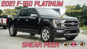 First Look 2021 Ford F 150 Platinum Pre Production Prototype Youtube