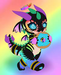 Adoptables / general furry art. Com Chibi Donut Dragon By Xsnowlotusx Fur Affinity Dot Net
