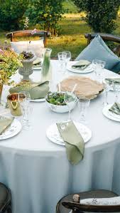 May 29, 2020 · spice up your plain white china by topping your table setting with a napkin folded in an unexpected way. Polyester Napkin 20 X20 Sage Green Table Settings Everyday Fall Table Settings Dinner Table Decor
