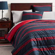 Maybe you would like to learn more about one of these? Riverside Stripe Comforter Sham Navy Red Pottery Barn Teen
