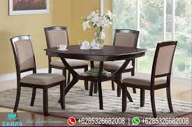 Spesifikasi meja makan jati minimalis terbaru : Meja Kursi Makan Jati Minimalis Murah Terbaru Square Mm 171 Zahra Furniture