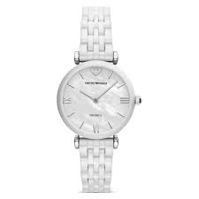 Distinctive casual, dress and fashion watches for men & women. Emporio Armani Ar1485 Ladies Ceramica Watch Womens Watches From The Watch Studio Uk