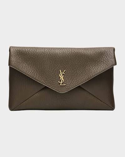 Saint Laurent Small clutch bag, brown