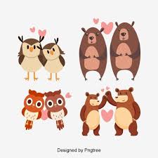 Valentines Day Animal Lovers Illustration Animal Cartoon Lovely Png Transparent Clipart Image And Psd File For Free Downl In 2020 Illustration Clip Art Animal Lover