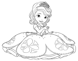 Dalam film animasi sofia the first, putri sofia adalah seorang anak gadis desa biasa, mempunyai dua orang saudara tiri. Coloring Pages Of Sofia The First Coloring And Drawing