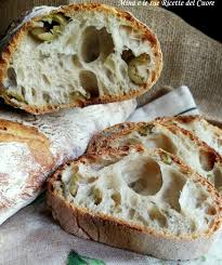 Pane Alle Olive Con Farina Di Grano Duro Pane Alle Olive Ricette Ricette Di Cucina