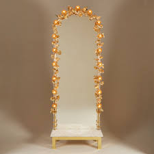 Full length standing mirror with lights. Free Standing Gracie Flower Light Mirror Valerie Wade