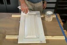 How To Make A Pickled Or White Wash Finish White Wash Finish Whitewash Kitchen Cabinets Stained Kitchen Cabinets