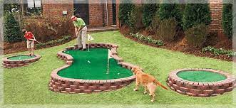 Outdoor Living Backyard Putting Green Backyard Putting Green Green Backyard Home Putting Green