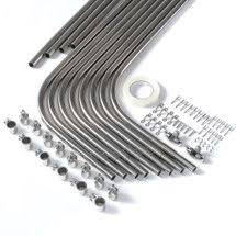 They fit 1 square tube and are made of nylon. 4 Bow 1 Stainless Steel Bimini Frame Kit Fittings 106 X 98 X 51 Stainless Steel Tubing Bimini Stainless Steel Frame