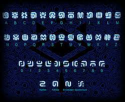 Sheikah Alphabet Pen And Paper Alphabet Legend Of Zelda