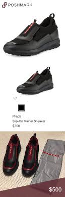 Prada Slip On Sneakers Slip On Trainers Mens Sporty Shoes Prada Sneakers