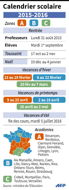 Du samedi 13 février au lundi 29 février 2016. Education Le Calendrier Scolaire 2015 2016 Avec Des Zones Redecoupees