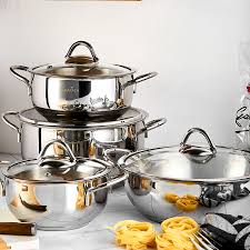 Karaca platinum 17 parça çeyiz tencere seti. Karaca Alaska 8 Parca Celik Tencere Seti Karaca