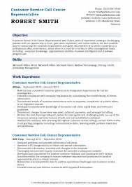 Jan 24, 2021 · in your cover letter, emphasize your customer service skills to show them you can build a loyal customer base and drive sales. Customer Service Call Center Representative Resume Samples Qwikresume