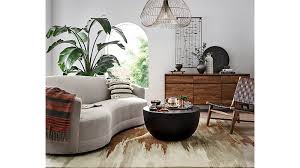 Fernando Metal Drum Coffee Table Reviews Crate And Barrel Dining Room Simple Sofa Review Bean Bag Chair