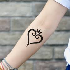 Hearts still remain one of the most popular tattoos for both sailors and civilians. Kh Kingdom Hearts Temporary Tattoo Sticker Ohmytat