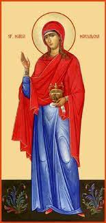 Sfanta maria, cea numita magdalena, a fost ucenita si mironosita lui hristos cea dintai si cea mai mare decat toate mironositele si purtatoarele de mir. Sfanta MironosiÈ›Äƒ È™i Intocmai Cu Apostolii Maria Magdalena Doxologia